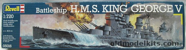 Revell 1/568 HMS King George V, 05016 plastic model kit